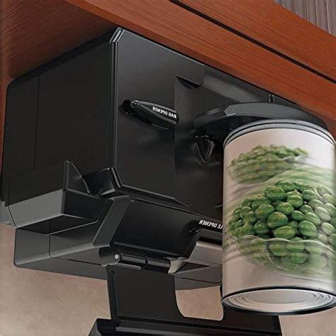 under cabinet can opener stainless steel|undercounter mounted electric can openers.